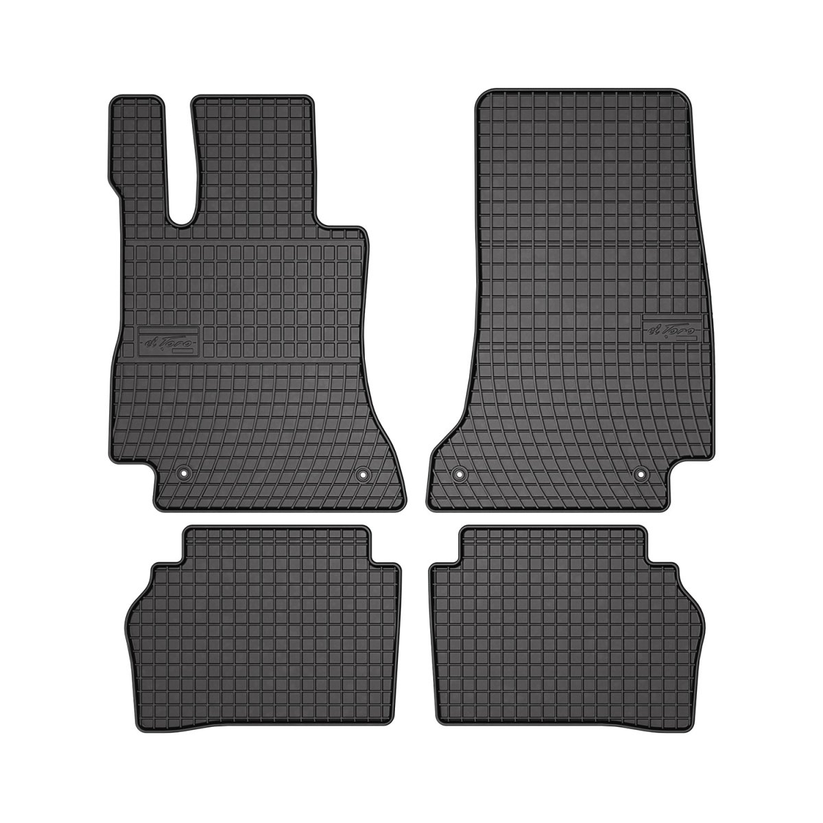 Mercedes E-Class W213 Floor Mats - Omac - El Toro - Black - 2016 Mercedes E-Class W213 Floor Mats - Omac - El Toro - Black - 2016